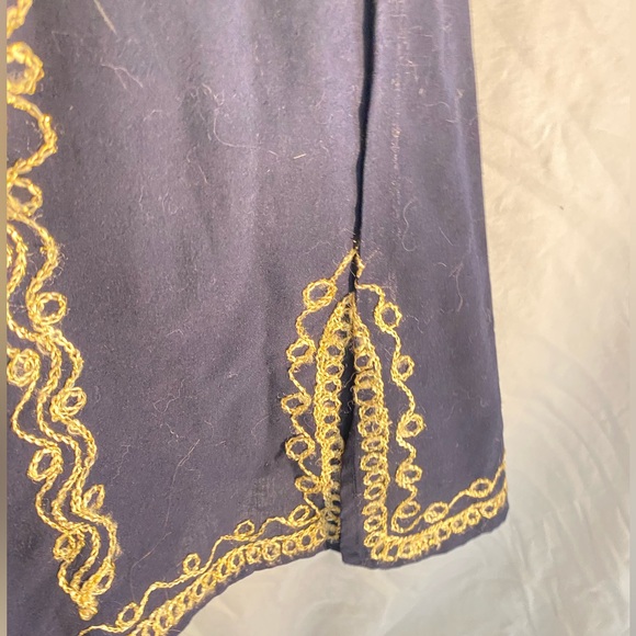 Navy Blue/gold tunic - Picture 6 of 15